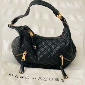 Marc Jacob Hobo black bag with gold hardware